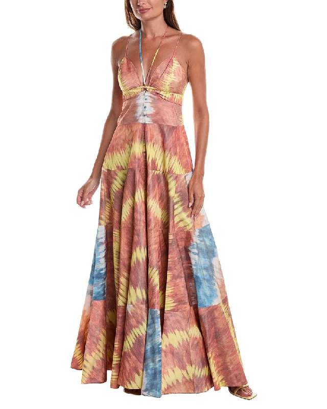 Maxi dress with braided straps-ALEXIS Lidia Maxi Dress