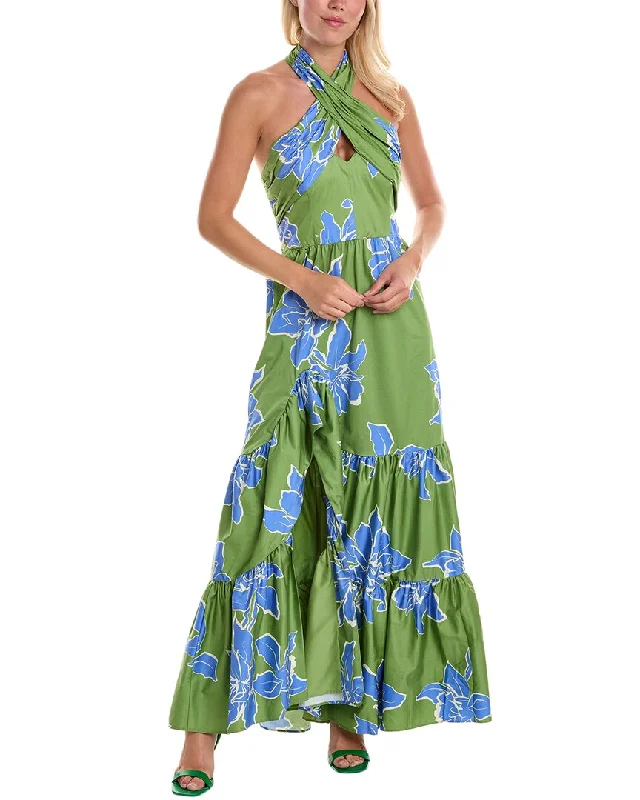 Maxi dress with wrap bodice-Hutch Joslin Maxi Dress