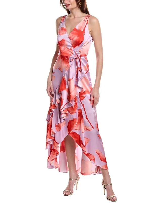 Tie-dye maxi dress-Hutch Isadora Maxi Wrap Dress