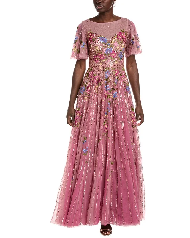 Vintage inspired maxi dress-Theia Maxine Gown