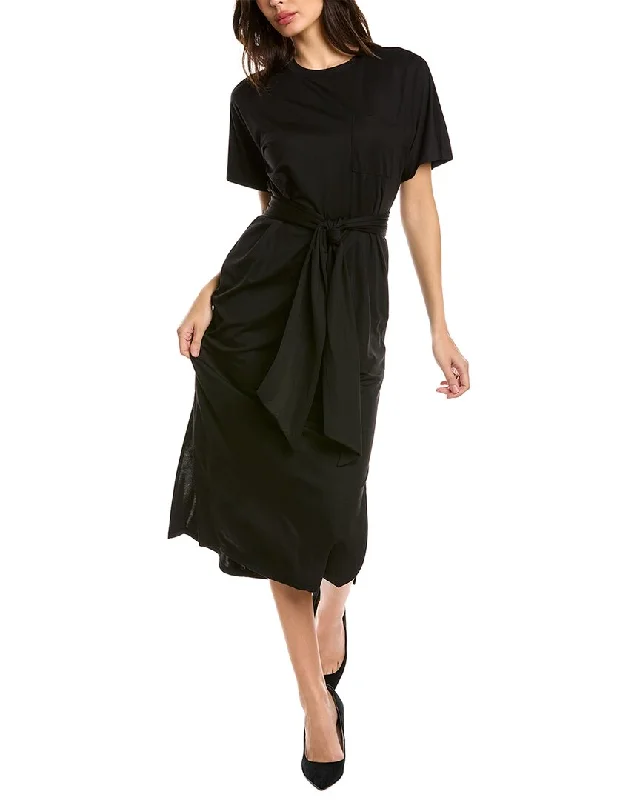 Trumpet sleeve midi dress-Jones New York Harmony Midi Dress