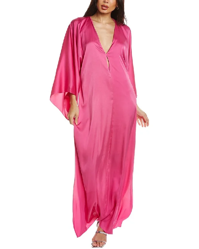 Maxi dress with batwing sleeves-ALEXIS Franze Maxi Dress