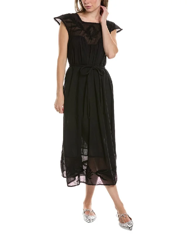 Maxi dress with braided belt-THE GREAT The Dawn Maxi Dress