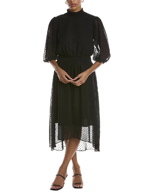 Maxi dress with high-low hem-Nanette Lepore Maxi Dress