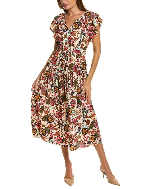 Vintage inspired maxi dress-Maggy London Drawstring Maxi Dress