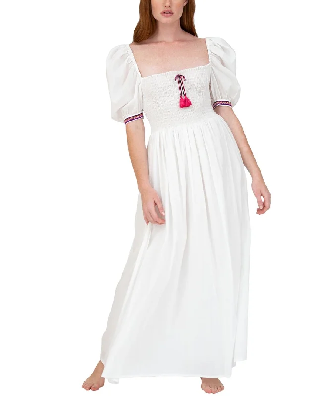 Maxi dress with embroidered bodice-Pitusa Taylor Maxi Dress