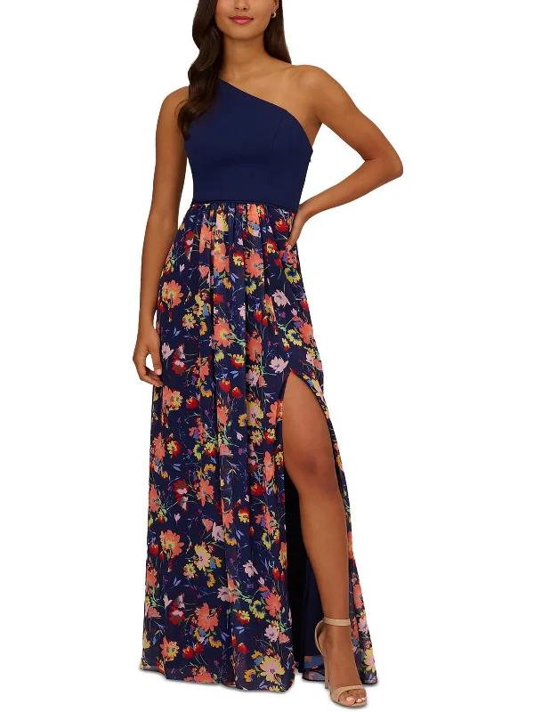 Casual beach maxi dress-Womens Polyester Maxi Dress