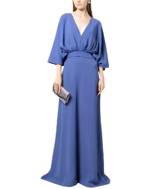 Maxi dress with bell cuffs-BURRYCO Maxi Dress