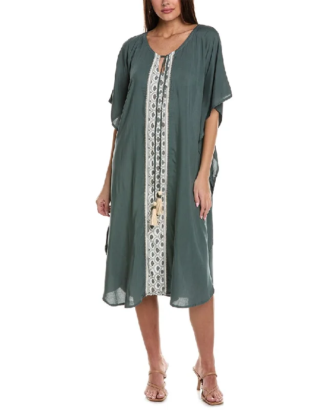 Sweetheart neckline maxi dress-SKEMO Long Kaftan