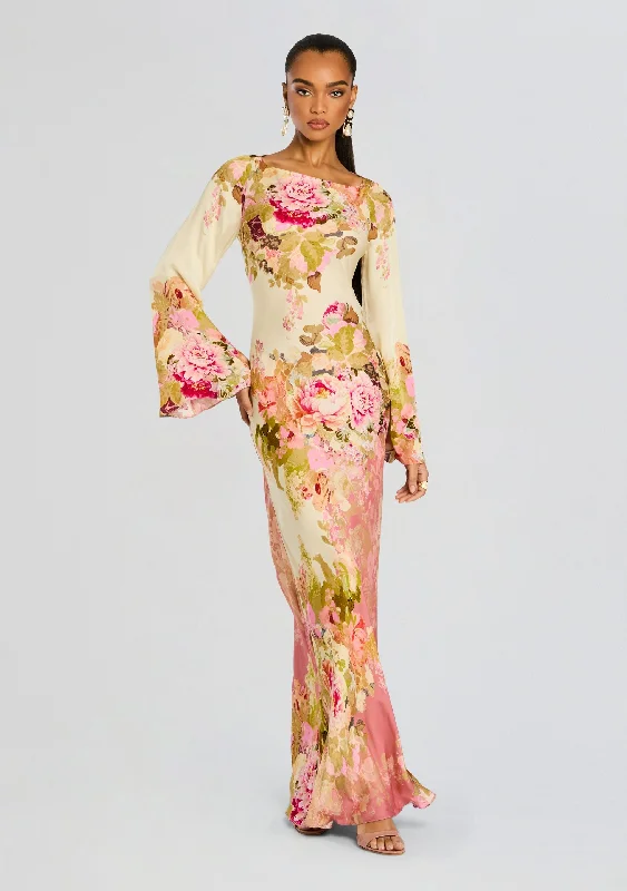 Strapless maxi dress-Sama Long Dress