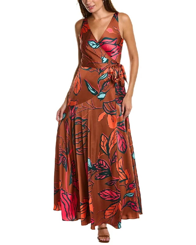 Maxi dress with batwing sleeves-Hutch Mikki Maxi Dress