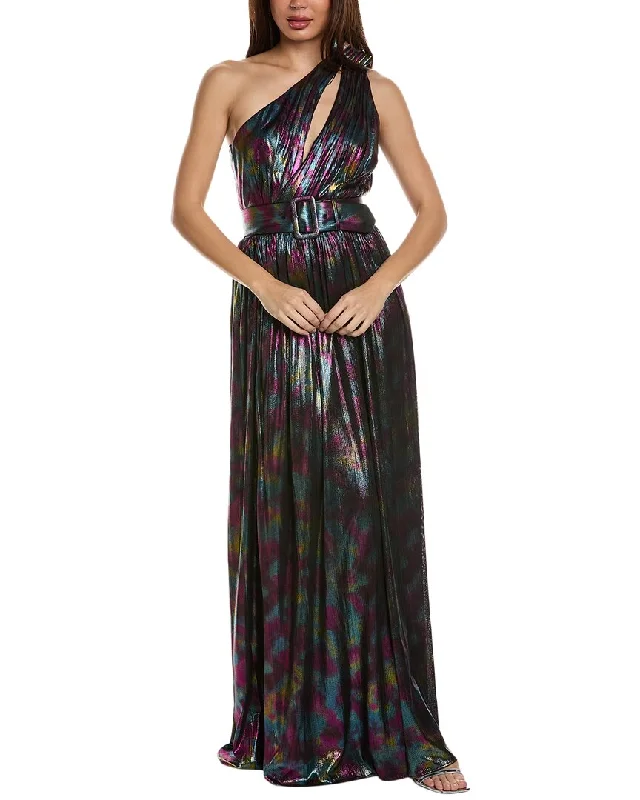 Maxi dress with statement sleeves-Retrofête Andrea Maxi Dress