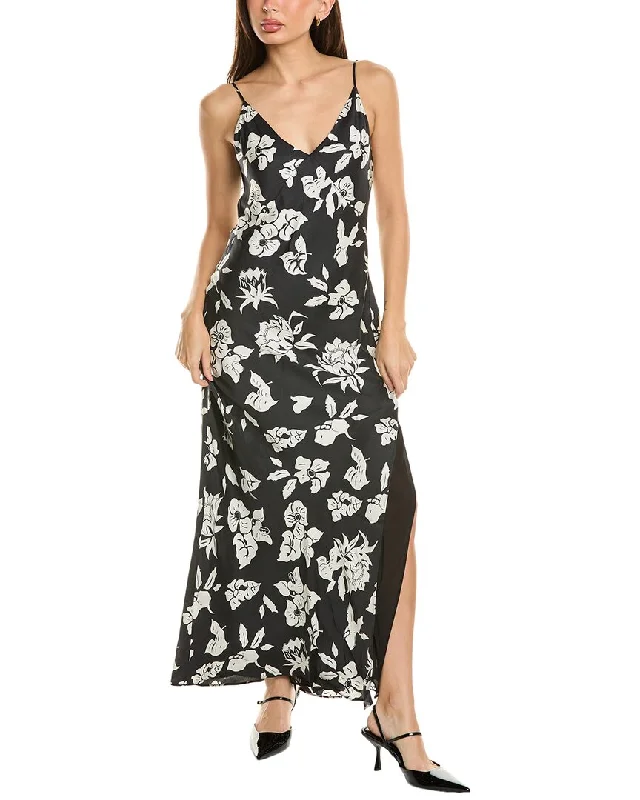 Maxi dress with bow detail-rag & bone Larissa Silk-Blend Maxi Dress