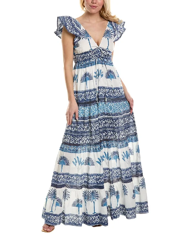 Maxi dress with braided straps-Garrie B Yulia Maxi Dress