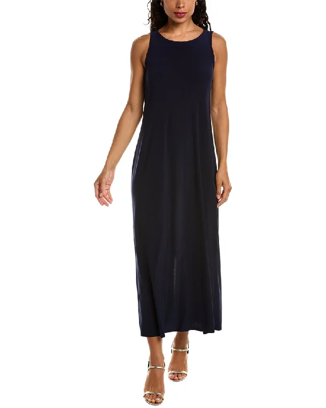 Maxi dress with bell cuffs-Vince Camuto Keyhole Back Maxi Dress