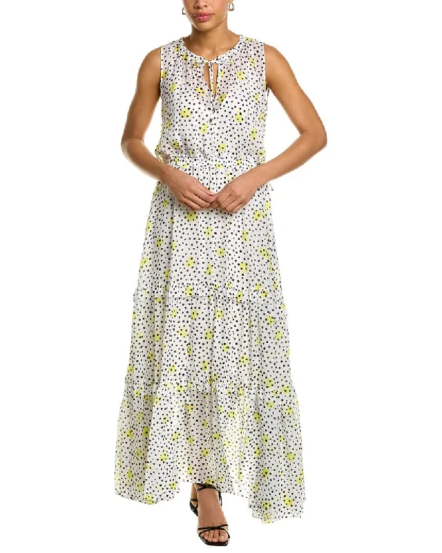 Maxi dress with crochet lace-BOSS Hugo Boss Dabeala Maxi Dress