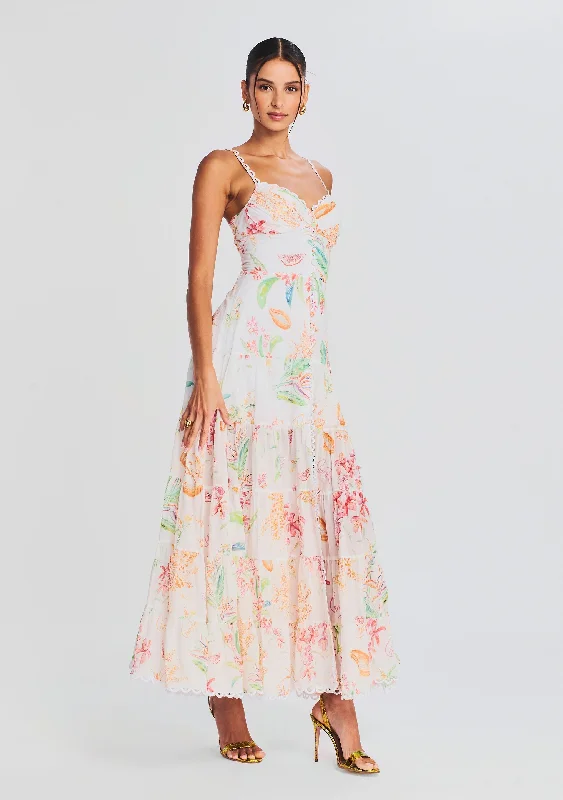 Mermaid style maxi dress-Melia Long Dress