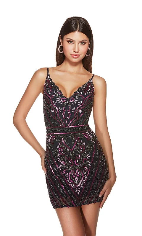 Stylish cocktail dress-Alyce Short Party Dress 4883