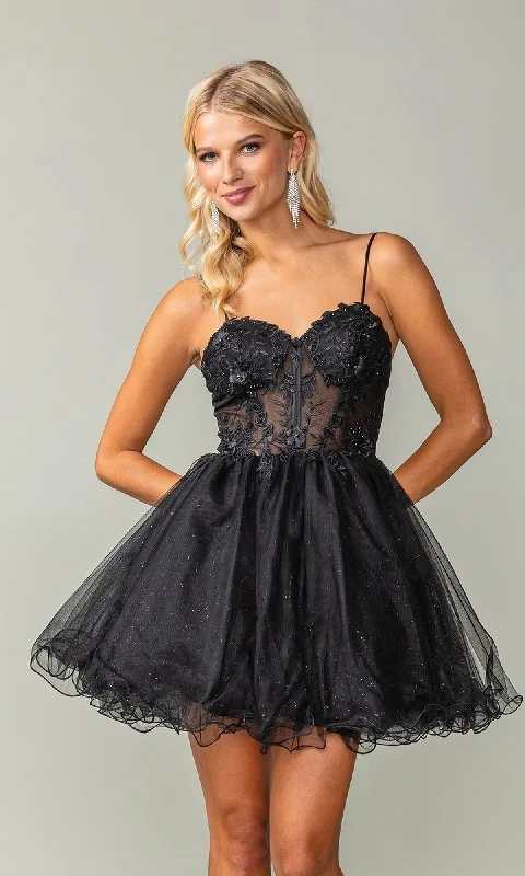 Shimmer velvet cocktail dress-Dancing Queen Short Party Dress 3382