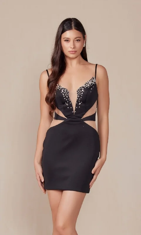 Mermaid style cocktail dress-Nox Anabel Short Party Dress q834